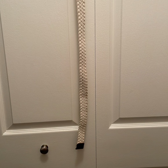 White Rope Style Men’s Belt Size 32 - Picture 2 of 3